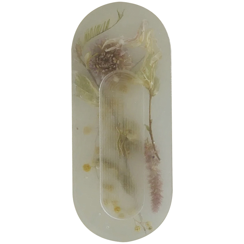 Подставка под благовония из эпоксидной смолы с цветами белая Epoxy Resin Flowers Incense Oval Stand White Белый Подставка под благовония из эпоксидной смолы с цветами белая Epoxy Resin Flowers Incense Oval Stand White Белый в Челябинске | Loft Concept