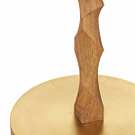 Торшер с цилиндрическим тканевым абажуром на каркасе волнистой формы Rotation варинант исполнения - 2 | Loft Concept в Челябинске