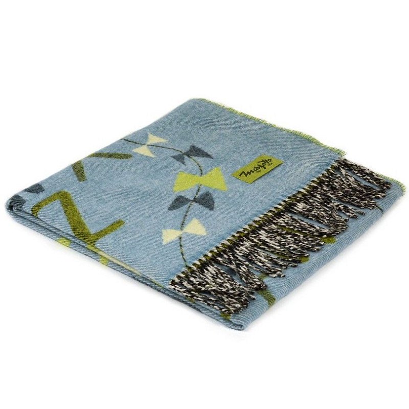 Плед ALP 2 Marzotto Серо-голубой в Челябинске | Loft Concept 