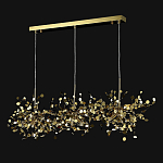 Люстра подвесная из трех частей с металлическими круглыми элементами Terzani Argent варинант исполнения - 4 | Loft Concept в Челябинске