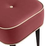 Квадратный мягкий пуф на черных ножках Winton Pouf Square варинант исполнения - 14 | Loft Concept в Челябинске