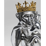 Статуэтка обезьяна в короне серебряная Golden Monkey варинант исполнения - 1 | Loft Concept в Челябинске