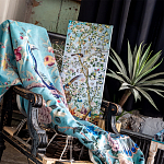 Постер на холсте в стиле шинуазри Playing Weiqi in the Peach Orchard Poster варинант исполнения - 2 | Loft Concept в Челябинске