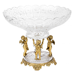 Чаша на бронзовых ножках с тремя ангелами Eden Garden варинант исполнения - 1 | Loft Concept в Челябинске