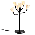 Настольная лампа с ветвями и белыми фарфоровыми цветами Floralis варинант исполнения - 3 | Loft Concept в Челябинске