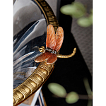 Чаша из прозрачного стекла с бронзовым рельефным ободком Eden Garden варинант исполнения - 6 | Loft Concept в Челябинске