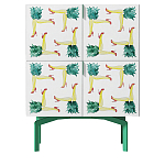 Тумба  с рисунком ShortT Pina Colada Green варинант исполнения - 1 | Loft Concept в Челябинске