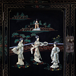 Комод в китайском стиле Chinese Black Chest of Drawers Нидерланды варинант исполнения - 2 | Loft Concept в Челябинске