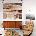 Тканый вручную монументальный настенный гобелен Earth Flow варинант исполнения - 4 | Loft Concept в Челябинске