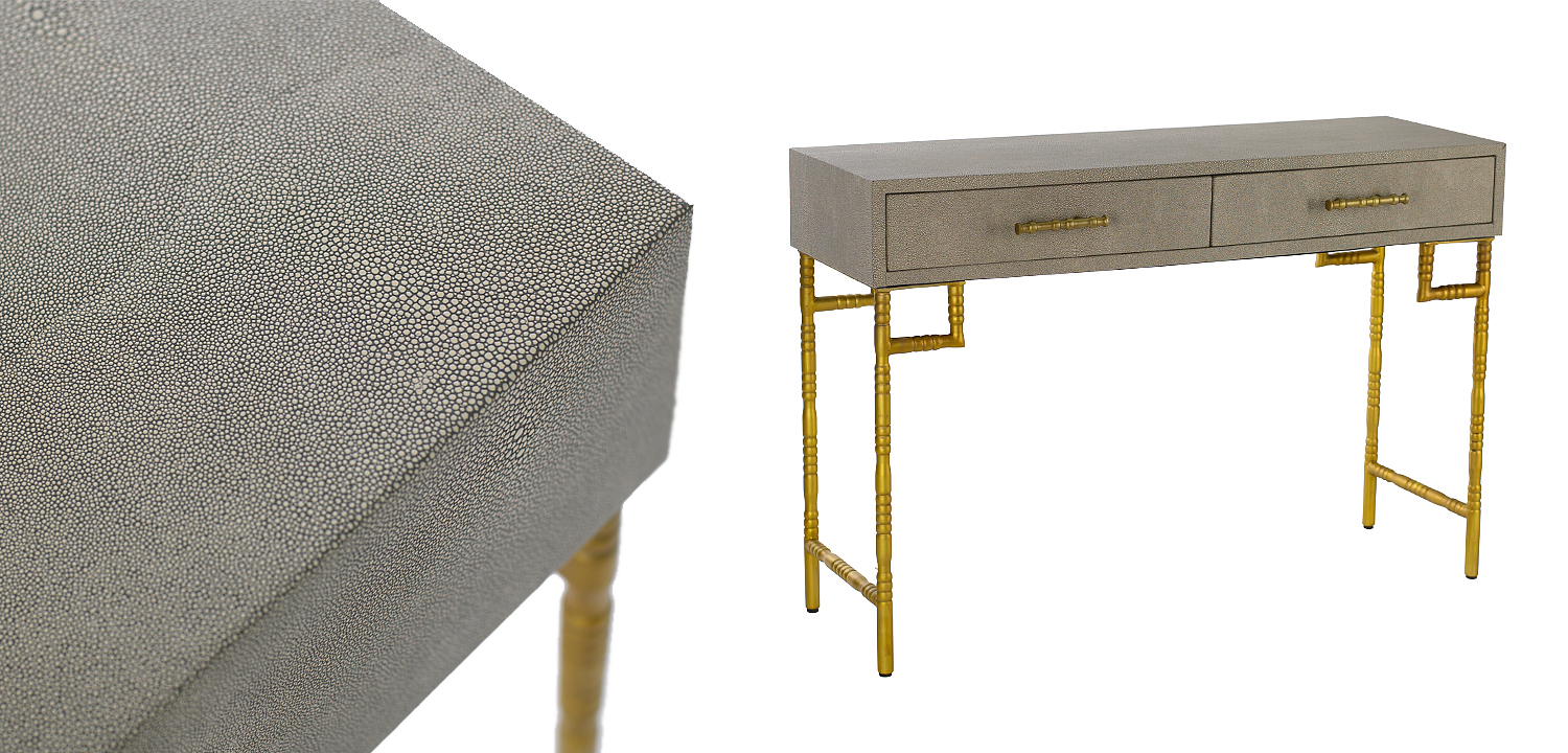 Консоль Gray Texture Console Консоль Gray Texture Console - Loft-Concept в Челябинске