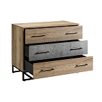 Комод с 3-мя ящиками в стиле лофт Urban Style Space варинант исполнения - 3 | Loft Concept в Челябинске