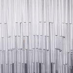 Люстра круглая с прозрачными стеклянными трубками Nembus варинант исполнения - 3 | Loft Concept в Челябинске