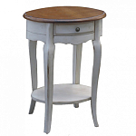 Тумба прикроватная овальная с ящиком Interiors Romance варинант исполнения - 1 | Loft Concept в Челябинске