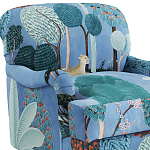 Дизайнерское классической формы на колесиках Trumann Armchair варинант исполнения - 3 | Loft Concept в Челябинске