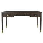 Письменный стол Elsa Dreams Walnut Шпон дерево с двумя ящиками варинант исполнения - 5 | Loft Concept в Челябинске