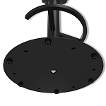 Барный стул вращающийся со спинкой и подлокотниками Douglas Rhombus Синий Велюр варинант исполнения - 7 | Loft Concept в Челябинске