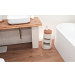 Керамический столик с деревянной столешницей "Пешка" варинант исполнения - 2 | Loft Concept в Челябинске