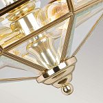 Потолочный светильник шестигранной формы с прозрачными стеклянным плафоном Elstead Lighting варинант исполнения - 11 | Loft Concept в Челябинске