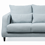 Диван Seldon с мягкими подушками голубое букле варинант исполнения - 4 | Loft Concept в Челябинске