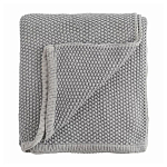 Плед из хлопка серого цвета Waffle Comfort варинант исполнения - 1 | Loft Concept в Челябинске