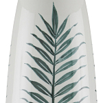 Настольная лампа овальная с тропическим принтом Stylized Aalm Leaves Motif варинант исполнения - 1 | Loft Concept в Челябинске