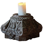 Подсвечник из массива тика Antique Solid Teak Candle Holder варинант исполнения - 1 | Loft Concept в Челябинске