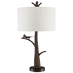 Настольная лампа с корпусом в виде ствола дерева с насекомым Twiglly варинант исполнения - 4 | Loft Concept в Челябинске