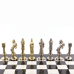 Шахматы Ренессанс с доской из натурального мрамора Decorative Thematic Chess варинант исполнения - 2 | Loft Concept в Челябинске