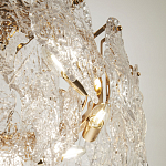 Люстра с декором из текстурированного стекла Textured Glass Chandelier 8 варинант исполнения - 4 | Loft Concept в Челябинске