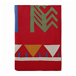 Плед хлопковый по мотивам чувашских орнаментов Ural and Siberian Patterns варинант исполнения - 5 | Loft Concept в Челябинске