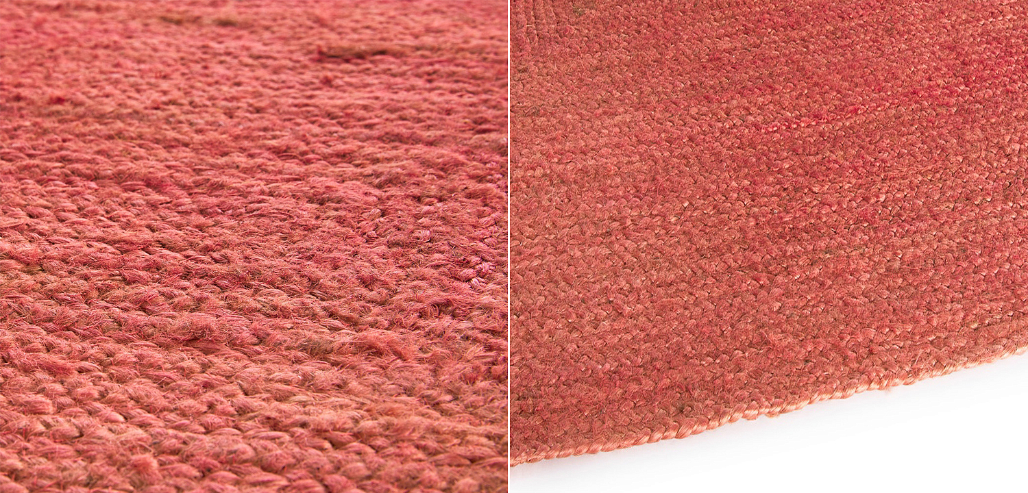 Ковер Rectangular Carpet red 100% джут Ковер Rectangular Carpet red 100% джут - Loft-Concept в Челябинске