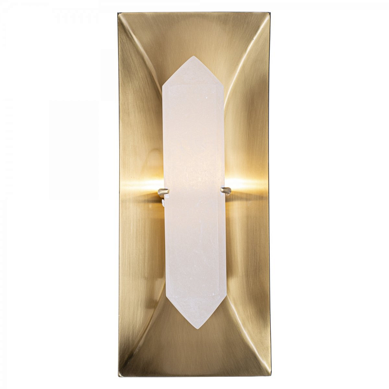 Бра HALCYON Rectangle Sconce Латунь Бра HALCYON Rectangle Sconce Латунь в Челябинске | Loft Concept