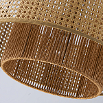 Подвесной светильник с абажуром из плтеного бамбука Light Inside the Cell варинант исполнения - 9 | Loft Concept в Челябинске