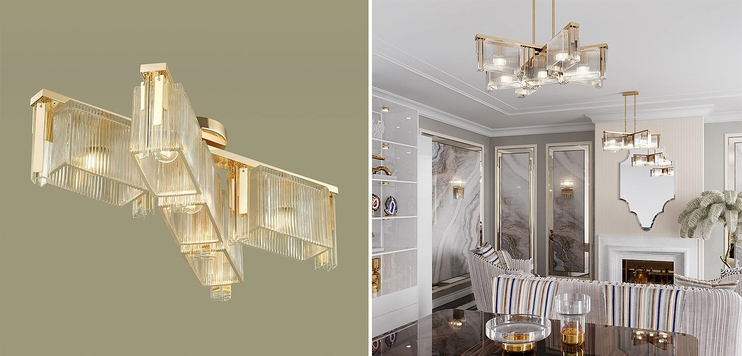 Люстра Madelen Gold Chandelier 5 Люстра Madelen Gold Chandelier 5 - Loft-Concept в Челябинске