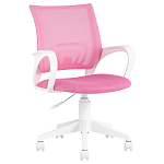 Офисное кресло с основанием из белого пластика Desk chairs Pink варинант исполнения - 1 | Loft Concept в Челябинске