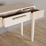 Элегантная Консоль Primo с выдвижным ящиком Светлый дуб варинант исполнения - 4 | Loft Concept в Челябинске