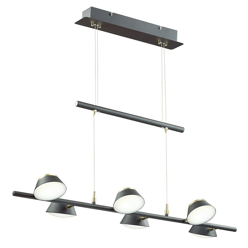 Люстра Solid Light Золотой Черный Люстра Solid Light Золотой Черный в Челябинске | Loft Concept