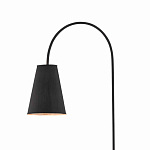 Торшер с изогнутым корпусом на бетонном основании Black Portland варинант исполнения - 1 | Loft Concept в Челябинске