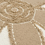 Подушка с цветочным принтом и кисточками Blooming Elegance Harper варинант исполнения - 2 | Loft Concept в Челябинске