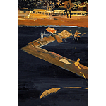 Кофейный стол с японским пейзажем Bohemia coffee table  варинант исполнения - 5 | Loft Concept в Челябинске