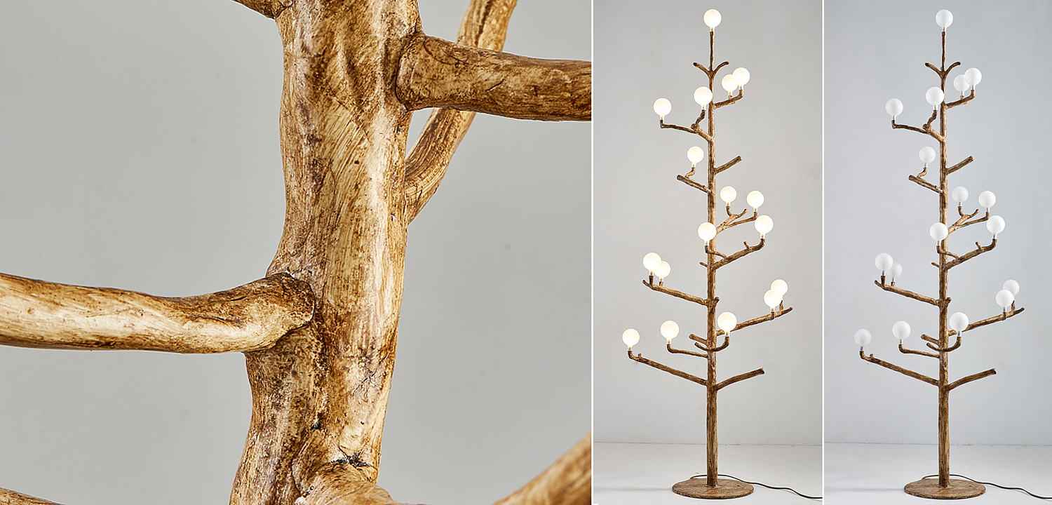 Торшер Tree branch Floor lamp vertical Торшер Tree branch Floor lamp vertical - Loft-Concept в Челябинске