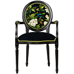 Стул с подлокотниками из бука с изображением птицы и цветов Blooming Birds варинант исполнения - 1 | Loft Concept в Челябинске