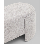 Банкетка Taks букле светло-серый варинант исполнения - 3 | Loft Concept в Челябинске