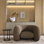 Дизайнерское полукруглое мягкое кресло CINNAMON Armchair варинант исполнения - 3 | Loft Concept в Челябинске