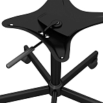 Стул с мягкой обивкой из велюра и подъемно-поворотным механизмом на колесиках Mason Green and Yellow варинант исполнения - 6 | Loft Concept в Челябинске