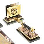 Настольный письменный набор из яшмы Manager Organizer варинант исполнения - 6 | Loft Concept в Челябинске