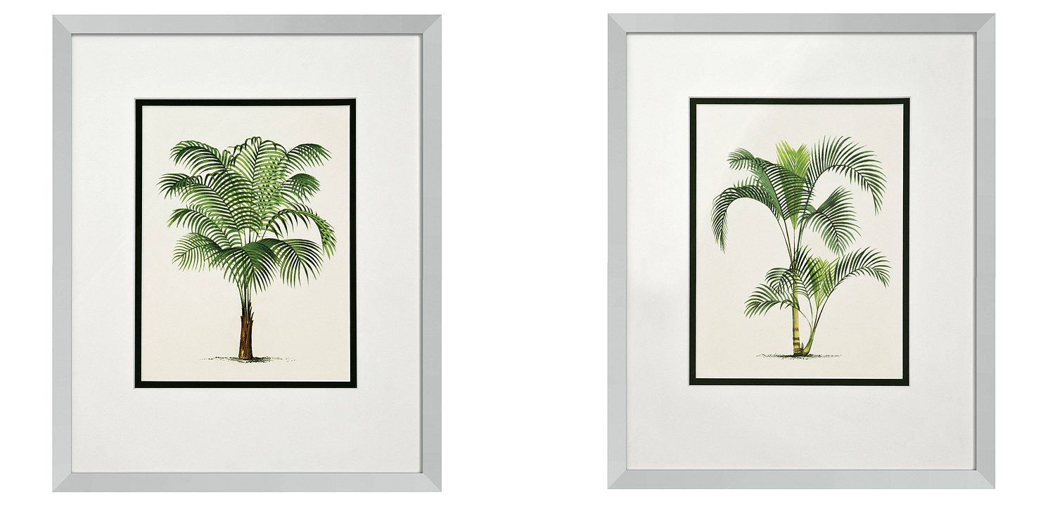 Комплект постеров Eichholtz Prints Palms set of 4 Комплект постеров Eichholtz Prints Palms set of 4 - Loft-Concept в Челябинске