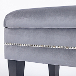 Мягкая банкетка с зоной для хранения Casket Grey варинант исполнения - 3 | Loft Concept в Челябинске