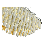 Люстра с подвесками в форме капель на серебристом каркасе Raindrop варинант исполнения - 4 | Loft Concept в Челябинске