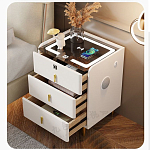 Умная прикроватная тумбочка c зарядкой для телефона Smart Furniture варинант исполнения - 5 | Loft Concept в Челябинске